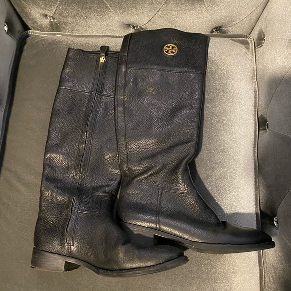 Tory Burch Leather Riding Boots - Picture 3 of 5
